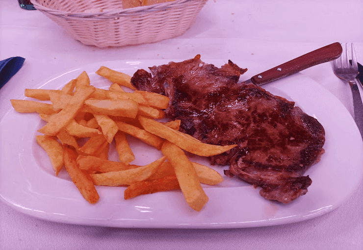 Plat du menu