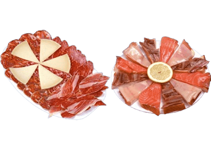 Plateau Paraíso et assortiment de produits fumés