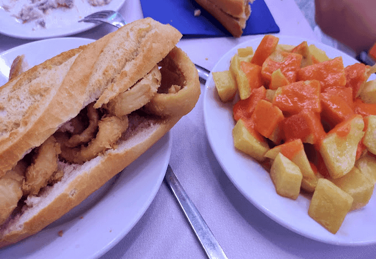 Sandwich et portion à partager